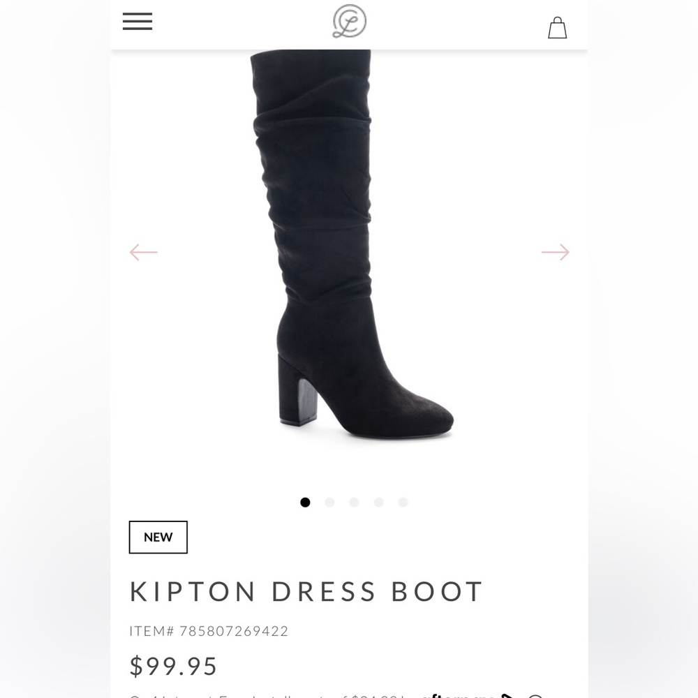 Brand new, Chinese Laundry slouch boot.